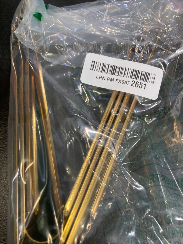Photo 1 of 4 Pack Gold Serving Tongs XEVOM Buffet Tongs Serving Utensils Salad Tongs Stainless Steel Gold Plated Buffet Serving Tongs,9 Inch
