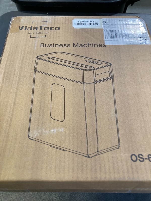 Photo 1 of VidaTeco Shredder for Home Use 8-Sheet Cross-Cut Paper Shredder with P-4 Higher Security,Shred Card/Clip/Staple,Small Document Shredding Machine for Home Office Heavy Duty with Jam Proof,3.04-Gal Bin