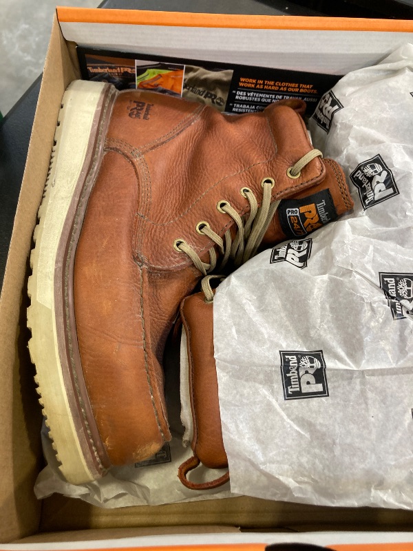 Photo 1 of Timberland PRO Men's Pro Wedge 6 Inch Moc Soft Toe Industrial Work Boot, Brown-2024 New, 11