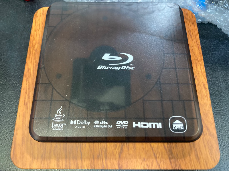 Photo 1 of 1080P Full HD Blu-ray Player with HDMI&AV, Dolby Digital, USB Playback, Region A1 Blu-ray & All Region DVD Support, Includes Remote & Cables