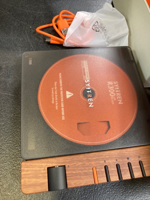 Photo 1 of syitren R300 CD Player Portable Bluetooth Desktop Retro CD Players for Home,Without Speakers, Rechargeble Battery Small Compact Vintage CD Player,SPDIF Out,Brown