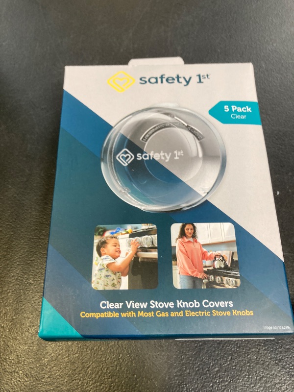 Photo 1 of Safety 1st Child Proof Stove Knob Covers, Clear View Stove Knob Safety Covers (Set of 5)