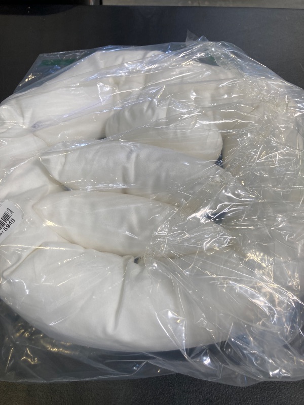 Photo 1 of 4PC Newborn Photography Props Posing Pillow Set Professional Baby Photo Shoot Posing Aid 1pc White Donut +3 pcs Posing Pillow Photograph Shoot Set for 0-3 Months Baby White