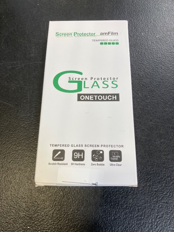 Photo 1 of amFilm Auto-Alignment OneTouch for iPhone 17e [6.1''] Screen Protector + Camera Lens Protector, Tempered Glass, 30 Seconds Installation, Bubble Free, Case Friendly, Anti-Scratch 2 Pack