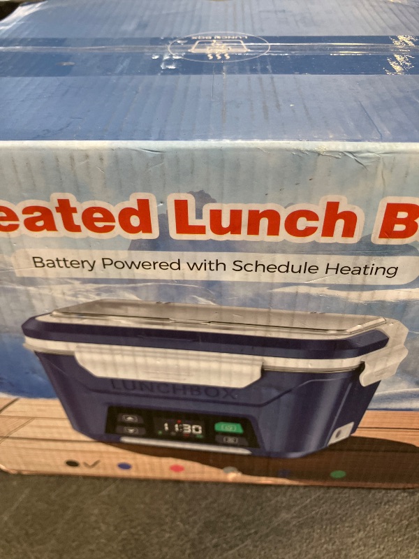 Photo 1 of EAST OAK Cordless Electric Lunch Box for Adults, Heated Lunch Box Battery Powered with Automatic Heating, 5.5 Cups Portable Food Warmer with Insulated Carry Bag