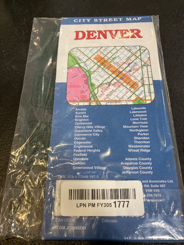 Photo 1 of Denver, Colorado Street Map