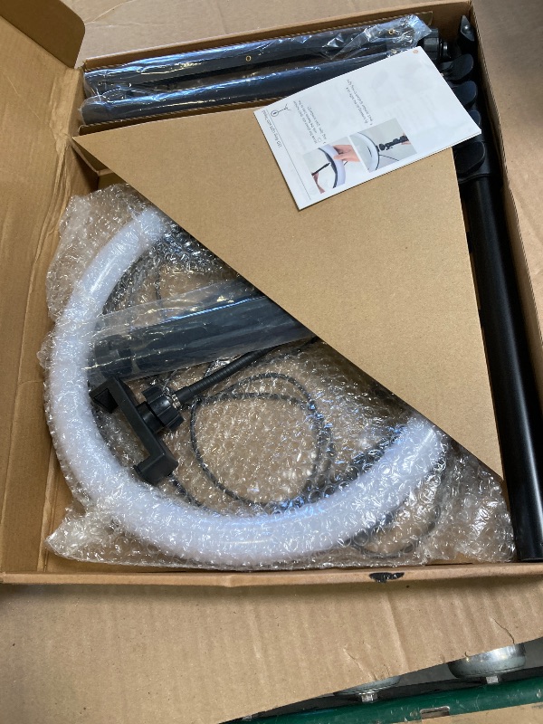 Photo 1 of 12" Selfie Ring Light with 73" Extendable Tripod Stand: PEYOU Desk Selfie Lights 38 Color Modes, Upgrade 3 in 1 Dimmable Adjustable Speed Ring Light for Makeup/TIK Tok/YouTube