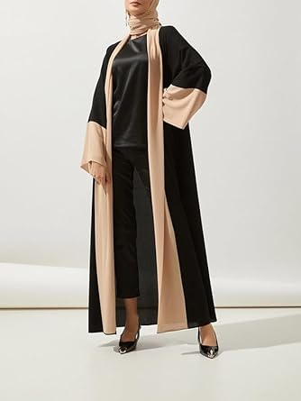 Photo 1 of Women's Abaya 2026 trendyKimono lapel Regular Sleeve Modest Four seasons Arabian Clothing L