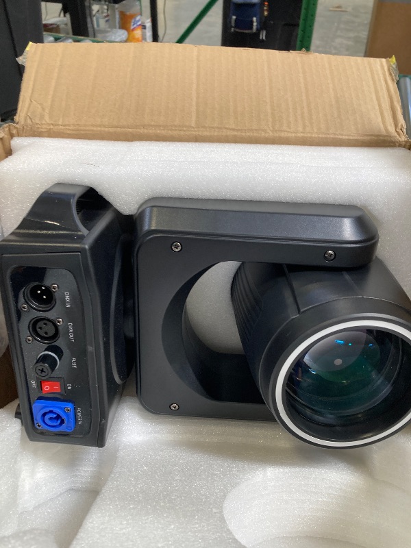 Photo 1 of 150W Moving Head DJ Lights, 18 Rotatable Prisms Stage Lighting 7+1 Gobos and 7+1 Colors Spotlight with DMX512 Master-Slave and Sound Activated Modes for Events Parties Shows