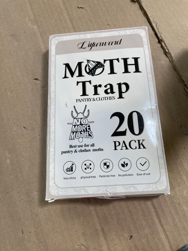 Photo 1 of Pantry Moth Traps - Extra Strength Hanging Clothes Clothing Moth Traps with Pheromone for House Pantry Indoor Closets - 20 Pack