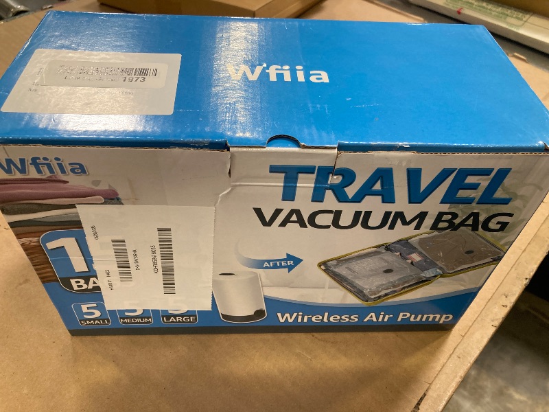 Photo 1 of 15 Packs Vacuum Bags for Travel with Rechargeable Pump, 3 Sizes Vacuum Seal Bags for Clothing, Compression Vacuum Travel Bags for Luggage, Vacuum Packing Bags for Closet Organization