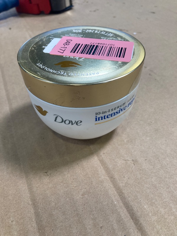 Photo 1 of Dove Hair Intensive Repair 10in1 Serum Mask for Damaged Hair with Bio-Protein Care Technology and Amino Serum 9.2 fl oz