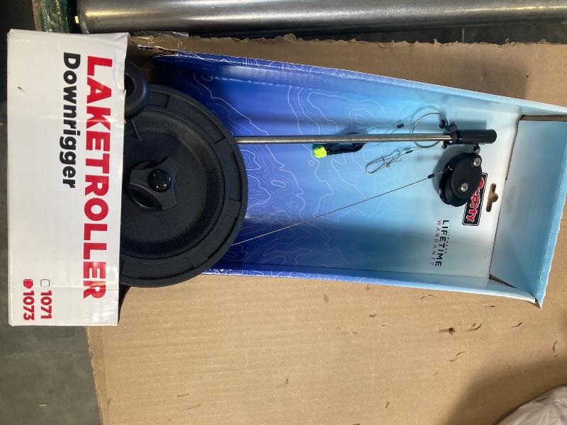 Photo 1 of Scotty #1073DP Laketroller Manual Downrigger, Post Mount, Display Packed BLACK, Small