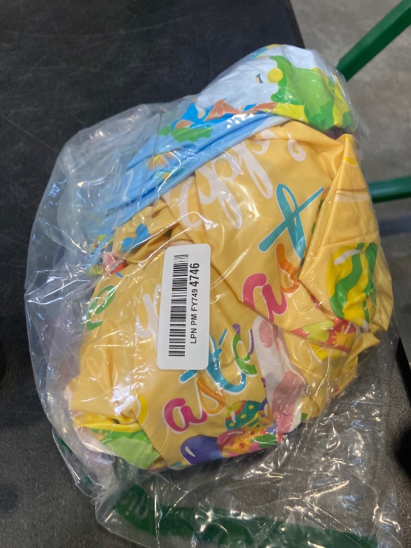 Photo 1 of 3 Pack Large 24 Inch Inflatable Easter Eggs - Giant Colorful Outdoor Easter Decorations, Blow Up PVC Eggs for Lawn, Garden, Yard, Spring Party & Indoor/Outdoor Use