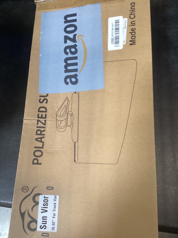 Photo 1 of JOSALINAS Automotive Sun Visors for Car, Van, Truck, Polarized Protection, Universal Install Anti-Glare Extender (16.92" for Truck/Van Sun Visor)