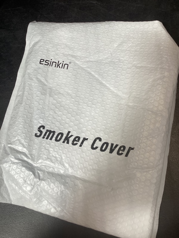 Photo 1 of Esinkin 30-Inch Electric Smoker Cover for Masterbuilt Electric Smoker, Dust UV Durable Waterproof and Conveninet, Black