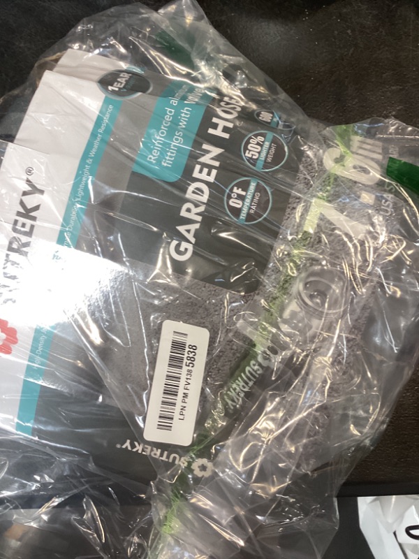 Photo 1 of 25ft Garden Hose, Ultra Lightweight All-Weather Water Hose, Durable & Flexible, Built-in Valve, Leak-free Connections, TPU Water Hose, Drinking Water Safe