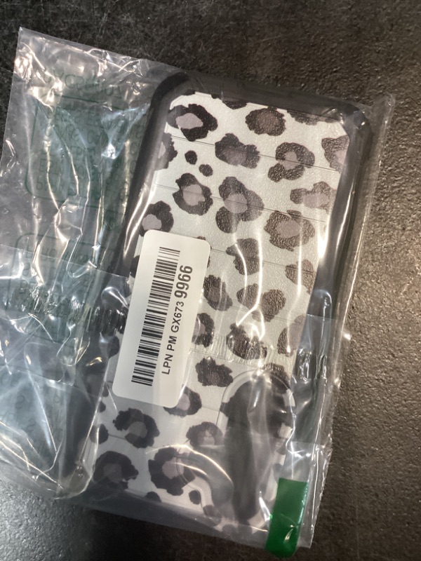 Photo 1 of FGDRFGRW Designed for Galaxy S25 FE 6.7 Inch Case,Heavy-Duty Rugged and Durable,Shockproof Hybrid Dual-Layer Armor Protective Shell,Black and White Leopard Print