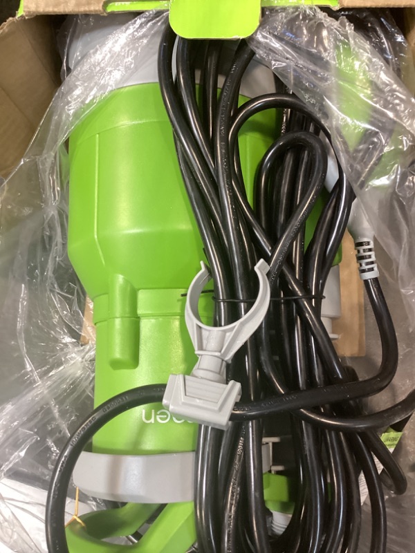Photo 1 of Green Expert 1.5HP Submersible Sump Pump High Flow 5000GPH 25ft Power Cord Manual Automatic On/Off for Water Removal from Basement Sump Pit Pools Hot Tub Spas Garden Pond