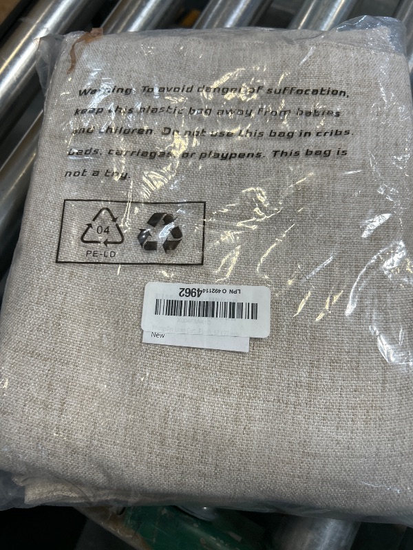 Photo 1 of YoungsTex Boho Linen Curtains for Living Room Window - 72 Inches Long Light Filtering Drapes with Back Tab Rod Pocket Rustic Semi Sheer for Country Bedroom, 2 Panels, 52 X 72 Inch