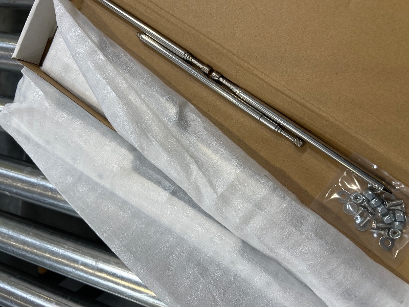 Photo 1 of 1 Set Aluminum Silver Spark Plug Wires Looms Separator Holders Compatible with SBC BBC SBF 302 350 454 V8 Engine