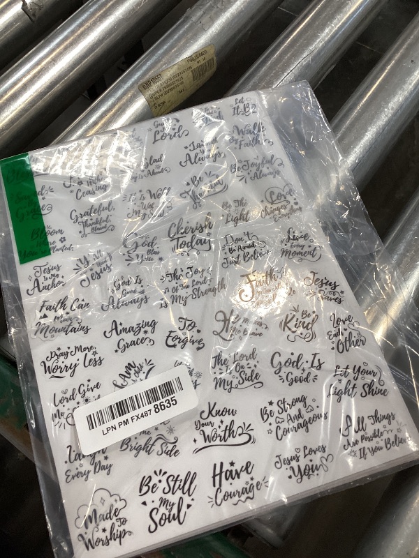 Photo 1 of 1000 PCS Bible Verse Stickers, Clear Inspirational Pray Stickers Encouraging Scripture Decals Jesus Christian Religious Faith Labels for Scrapbooks Bottles Computer Planner Diary Album Kids Adults
