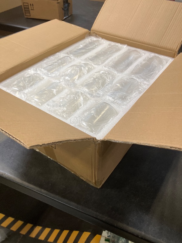 Photo 1 of 24 Clear Glass Vases | 3 Hights(6.5“ H+5“ H+3.9“ H), Curved-Rim Cylinder Vases for Rustic Farmhouse Centerpieces Wedding Table Decor Bud Vases in Bulk