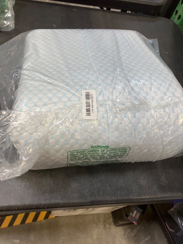 Photo 1 of Cervical Pillow for Neck Pain Relief, Contour Memory Foam Pillows for Sleeping, Odorless Ergonomic Pillow Adjustable Orthopedic Cooling Pillow Bed Pillow Neck Support for Side Back Stomach Sleepers