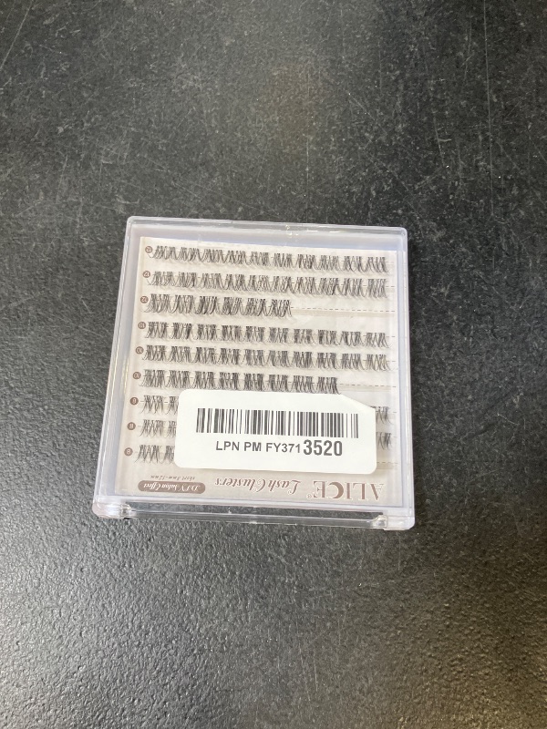 Photo 1 of ALICE Natural Short Lash Clusters Invisible Band Wispy Eyelash Clusters 8-12mm Cluster Eyelash Extensions Lash Extensions DIY Individual Lashes