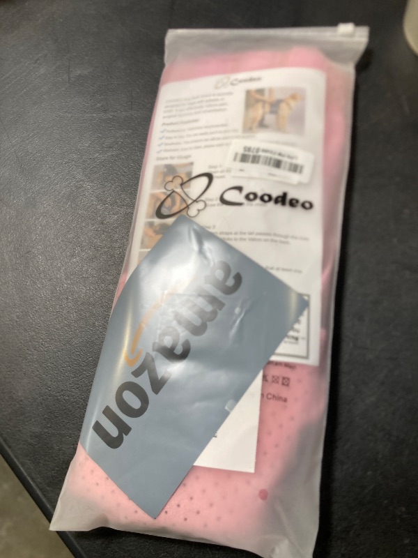 Photo 1 of Coodeo Dog Back Brace for Dogs Arthritis, Pet Back Bracer for IVDD, Back Protector Helps Pain Relief, Surgical Recovery and Rehabilitation, Dogs Back Disease Prevention. (Pink,Large)