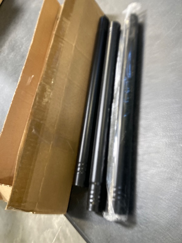 Photo 1 of CorkLatta Black Shower Curtain Rod 31 to 80 Inch,1 Inch Diameter Adjustable Spring Tension Stainless Steel Telescoping Rod,Easy Install,No Rust