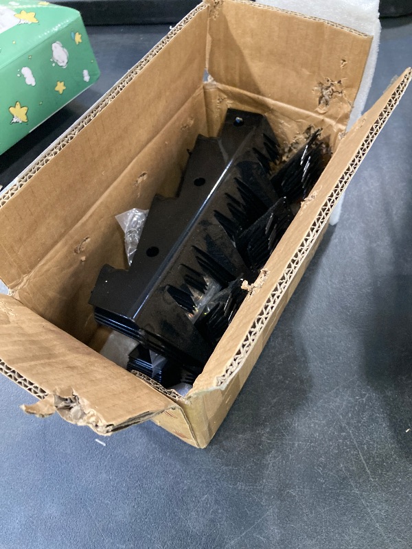 Photo 1 of 12Pack Metal Anti Climb Spikes 110Inch for Fences and Walls Heavy Duty Metal Fence Spikes Anti Climb Security Spikes for Fence and Wall-Intruder and Decorative Fences