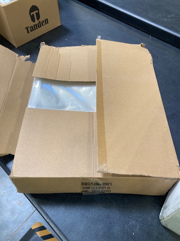 Photo 1 of 12" X 15" Self-Sealing Cellophane Bags (1000 Count) Clear Poly Packaging for Clothing, Prints, Photos, Documents - Reinforced Resealable Cello Bags for Small Business Shipping - Spartan Industrial