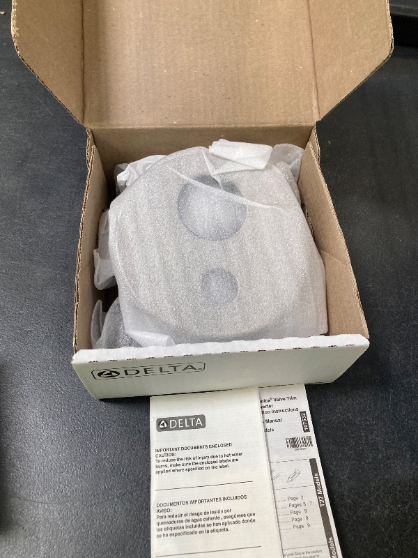 Photo 1 of Delta Faucet Trinsic 17 Series 3-Setting Integrated Diverter Valve Trim Kit, Brushed Nickel Diverter Valve Trim Kit, Shower Trim Kit, Stainless T27859-SS (Valve Not Included)
