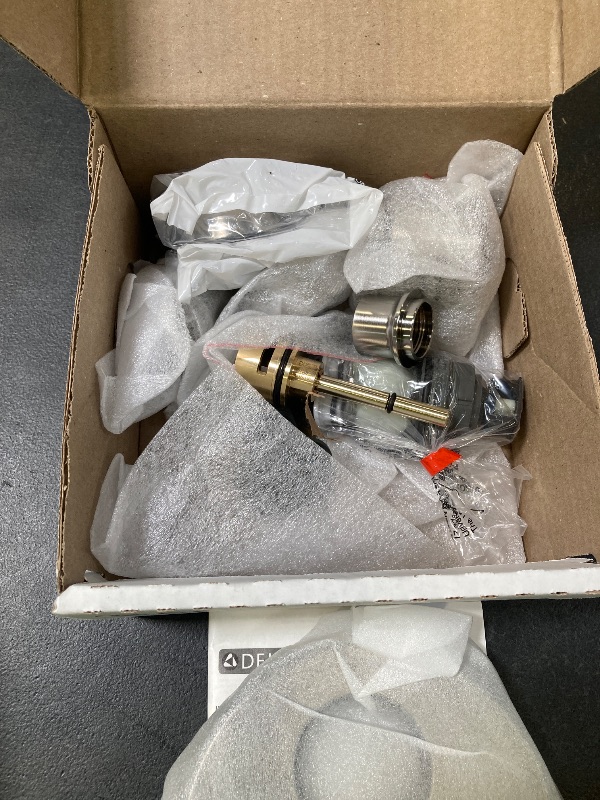 Photo 1 of Delta Faucet Trinsic 17 Series 3-Setting Integrated Diverter Valve Trim Kit, Brushed Nickel Diverter Valve Trim Kit, Shower Trim Kit, Stainless T27859-SS (Valve Not Included)