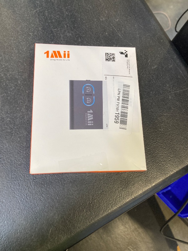 Photo 1 of 1Mii Bluetooth 5.3 Transmitter Receiver for TV to Wireless Headphones, Dual Link aptX Adaptive/Low Latency/HD Audio, Aux Bluetooth Audio Receiver Adapter for Home Stereo, Airplane, Boat, Gym