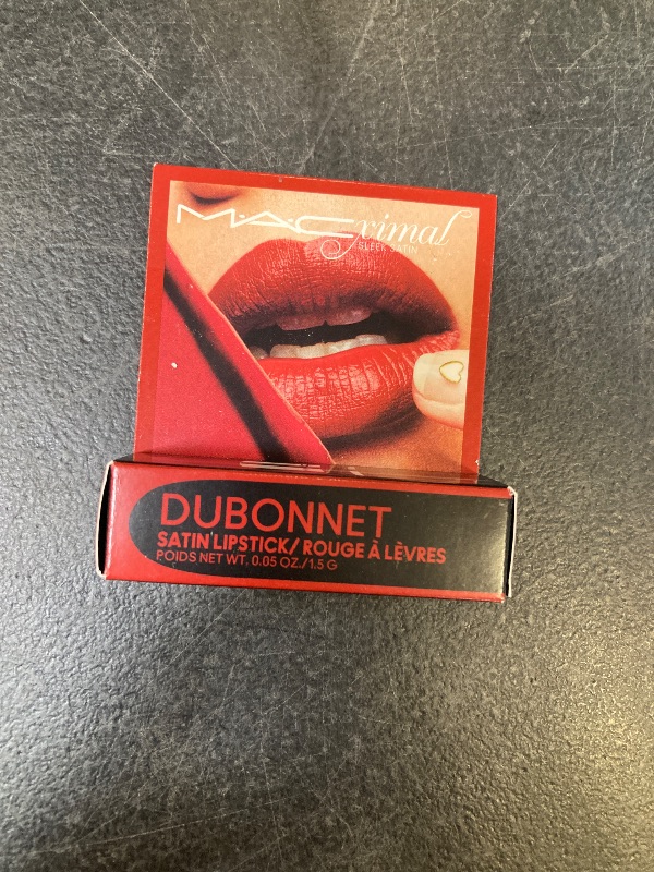 View 2 of MAC M·A·Cximal Sleek Satin Lipstick Mini, Dubonnet, 0.06 Ounces