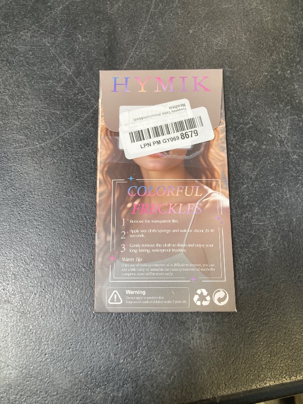 Photo 1 of Freckles Face Tattoo, All-in-One Holographic & Gold Glitter, Waterproof and Sweatproof Sparkle Patches, Festival Cute Star Temporary Tattoo (Holographic&Gold)