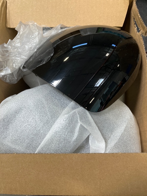 Photo 1 of Adzfel 2PCS Compatible with MINI Cooper Mirror Cover F54 F55 F56 F57 F60 2016-2019, LHD Only Pair MINI Cooper Mirror Caps W/O Light Hole Replacement 51167401230/51167401229 - Glossy Black
