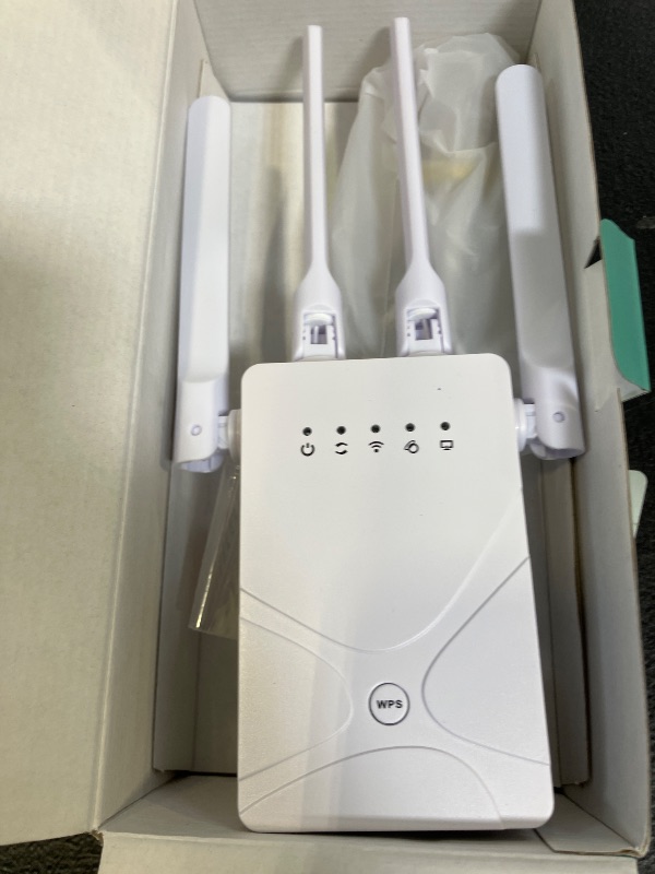 Photo 1 of WiFi Extender WiFi Booster, Long Coverage WiFi Extenders Signal Booster for Home, Internet Extended Booster WiFi Repeater