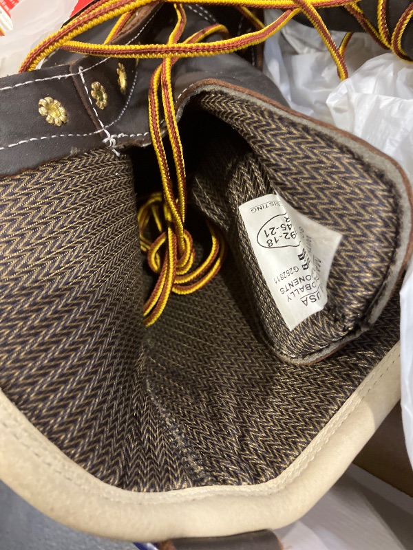Photo 1 of Thorogood 1957 Series 8” Waterproof Work Boots for Men - Full-Grain Leather with Moc Toe, Comfort Insole, and Slip-Resistant Wedge Outsole; EH Resistant, Briar Pitstop - 10 D US