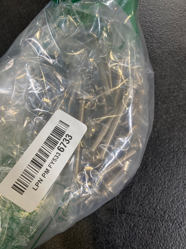 Photo 1 of Jersvimc 30 Sets M6x20/30/40/50/60mm Hex Drive Socket Cap Bolt Kit with Allen Wrench, Silver Furniture Connector Bolts M6 Countersunk Screw Barrel Nuts Binding Screws for Cabinet