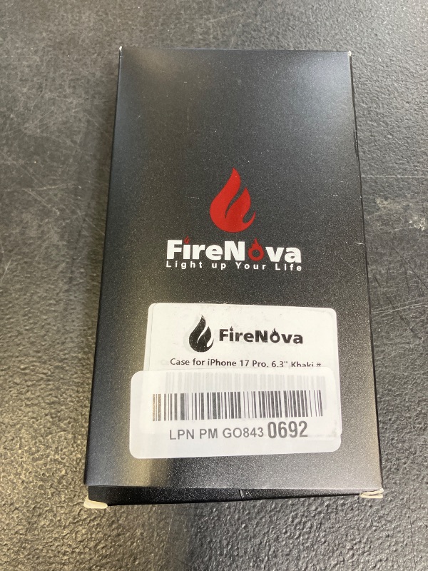 Photo 1 of FireNova Magnetic for iPhone 17 Pro Case, Compatible with MagSafe, [Integrated Silicone Camera Control Button] [Camera Protection] Anti-Scratch Microfiber Lining Phone Case, 6.3", Khaki