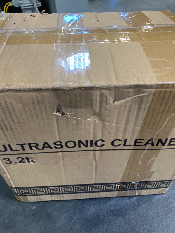 Photo 1 of Granbo Ultrasonic Cleaner 3.2L 120W Ultrasonic Jewelry Cleaner 40kHz with Heater Timer and Degassing, 110V Sonic Cleaner with Knobs, Lab Ultrasonic Cleaner for Jewelry Eyeglass Dental Parts Cleaning