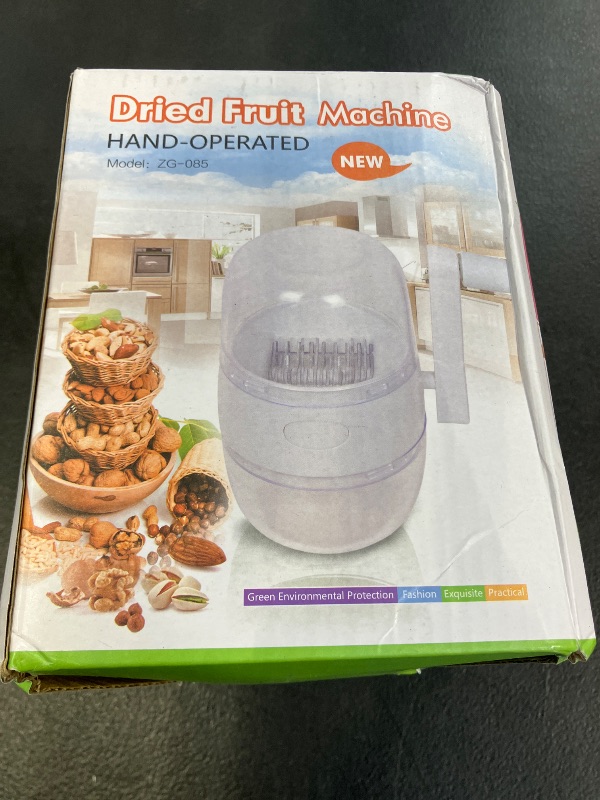 Photo 1 of Nut Chopper Manual Nut Grinder Hand Crank For All Nuts Walnut Pecans,Hand Held Food Shredder Cutter Mincer Blender Meat Grinder Kitchen Tool for Vegetables Fruits Nuts(Grey)