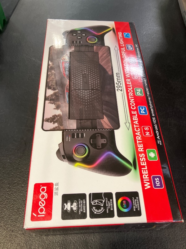 Photo 1 of Megadream Phone Controller for iPad/Tablet (Up to 13in), iPhone Controller Android Gaming Gamepad Joystick with Hall Effect Joysticks/Trigger/Macro/Turbo/RGB Light, Xbox/PS5/PS4/PC Streaming, Cloud Game