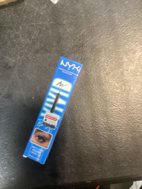 Photo 1 of NYX PROFESSIONAL MAKEUP Vivid Brights Liquid Liner, Smear-Resistant Eyeliner with Precise Tip - Cobalt Crush