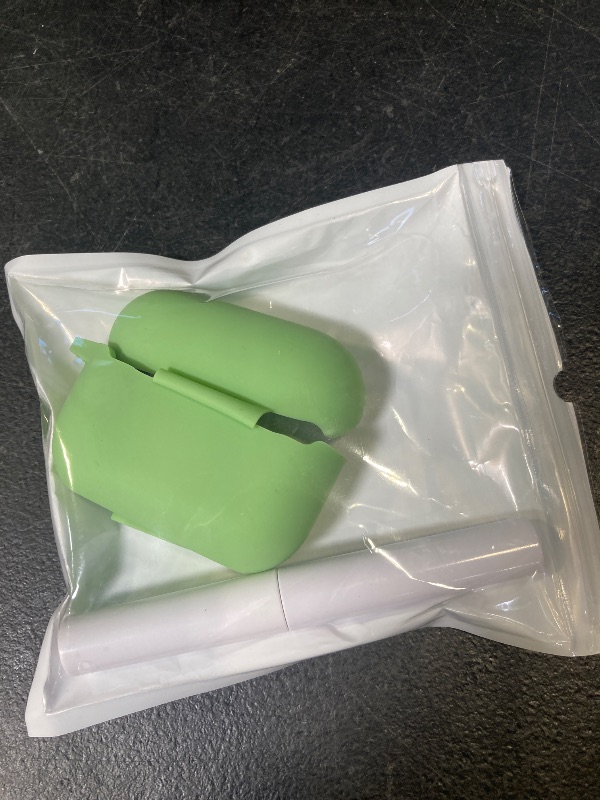 Photo 1 of ATUAT for AirPods Pro 1st/2nd Generation Case Cover, Protective Silicone Skin Accessories with Keychain for Women Men for Apple AirPods Pro 2019/2022 Charging Case,Front LED Visible-Matcha