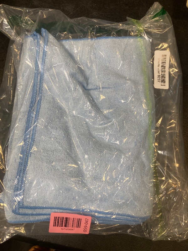 Photo 1 of HOMEXCEL Blue Microfiber Cleaning Cloth, 12 Pack Premium Microfiber Towels for Cars, Lint Free, Scratch-Free, Highly Absorbent, Reusable Cleaning Rags for Car, Household, Kitchen, Window,11.5"X11.5"
