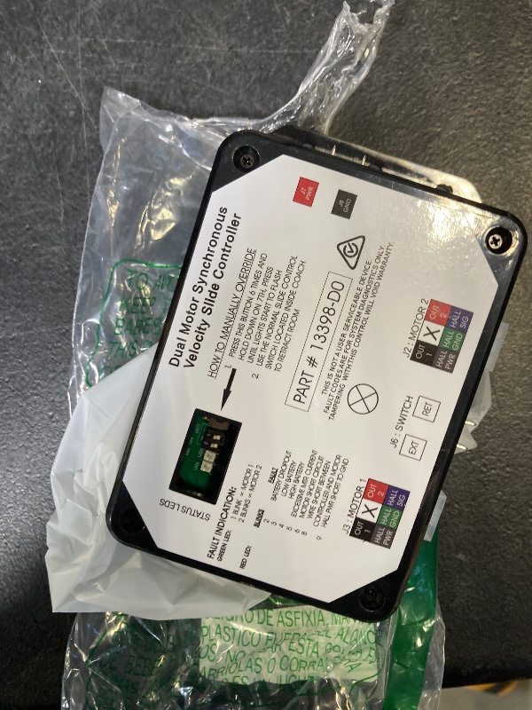 Photo 1 of 2026 New ??????? 13398-DO Dual Synchronous Velocity Slide Controller , Replacement for Controller V-Sync II ?Compatible with Lippert in-Wall Slide-Out on RV?211852